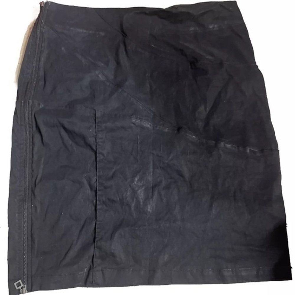 Sarah Pacini Made In Italy Skirt Black  Elastic skirt  Womens skirt Zipper